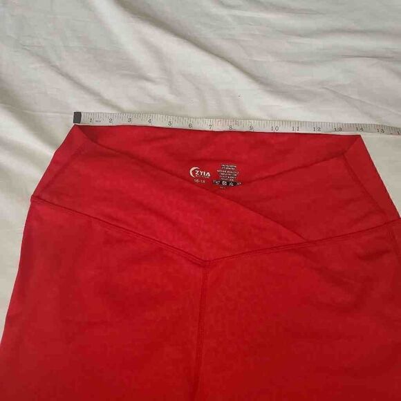 Zyia Active Red Animal print legging 16-18 - Picture 8 of 10